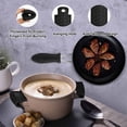 thumbnail image 4 of Cast Iron Skillet Handle Covers Set Non-Slip Silicone Pot Holder Resistant for Kitchen for Pans Griddles Cookware Black, 4 of 6