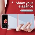 thumbnail image 7 of MonsDirect for 6.7 inch Samsung Galaxy Z Flip 4 5G 2022 Case, Slim Clear Plating Frame Hard PC Back Shockproof Anti-Scratch Full Coverage Bumper Protective Shell Cover for Galaxy Z Flip 4, Rose Gold, 7 of 7