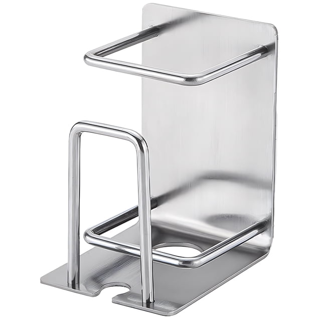 Miangastore Stainless Steel Toothbrush Holder Wall Mounted Adhesive Rinsing Cup Storage Rack