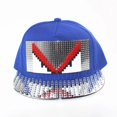 thumbnail image 3 of Rompecabezas sombrero niños DIY pixel building blocks creativo oro y plata placa ensamblada hombres y mujeres hip hop gorra de padres e hijos, 3 of 4