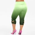 thumbnail image 4 of B91xZ Leggings de Mise en Forme Sans Couture pour Femmes, Legging de Course, Vert TG, 4 of 4