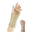 thumbnail image 2 of FLA Soft Fit Suede Finish Wrist Brace, Beige, Right, Large, 6.5"-7.5", 2 of 2