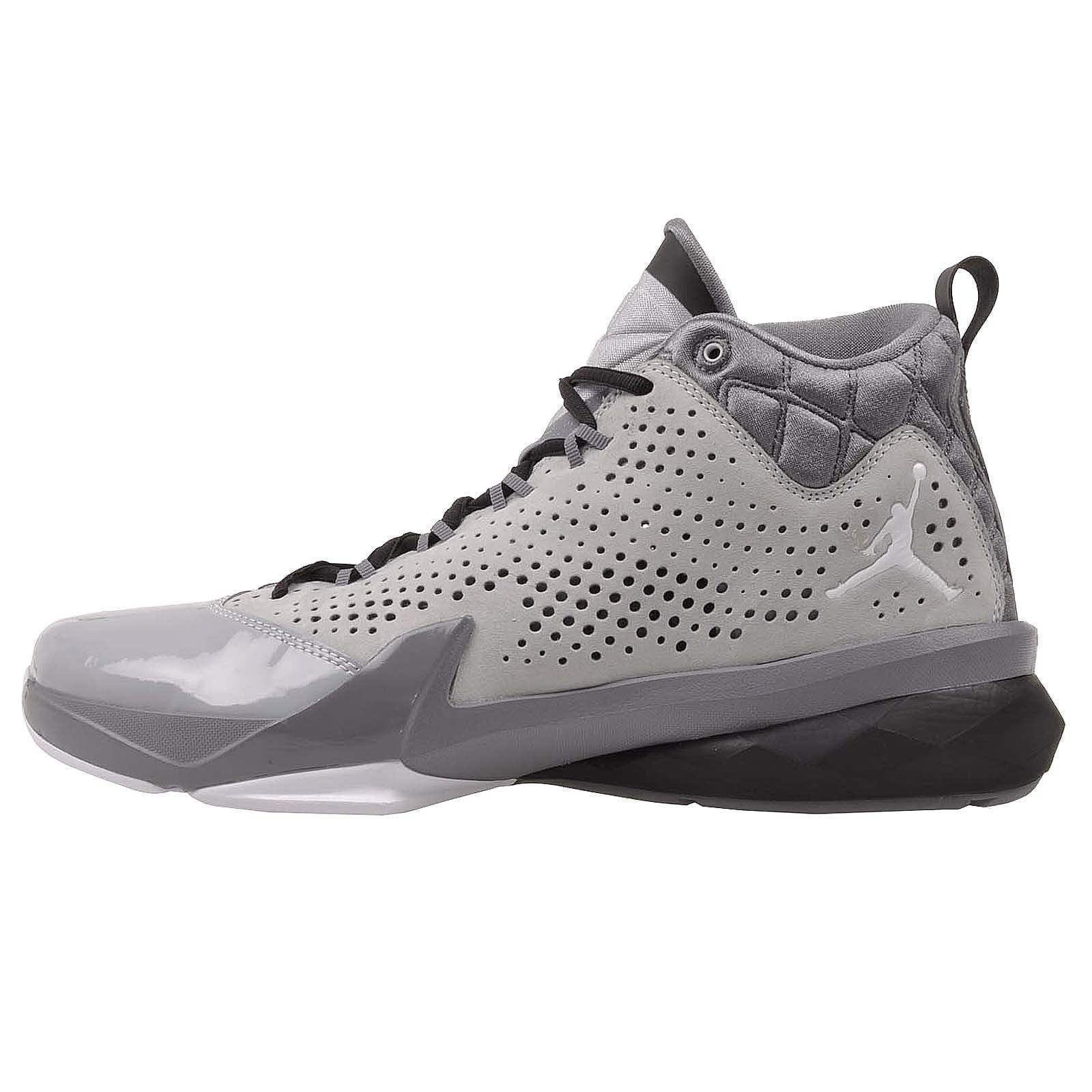 Nike Jordan Flight Time 14.5 Wolf Grey/White Men's Basketball Shoes ...