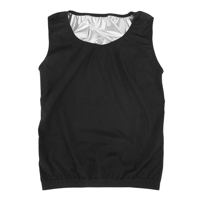 Chaleco deportivo Sonew para hombre, para deportes al aire libre, quema grasa, negro, 4XL/5XL