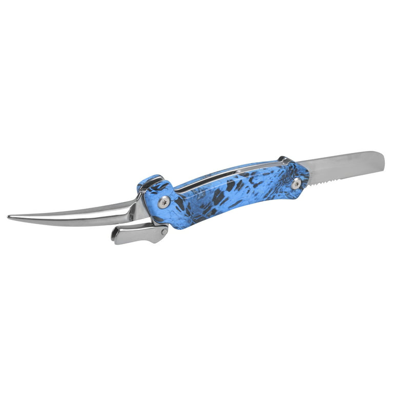 Cuda Multi-Function Pocket Knife Sharpener - Blue