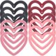 thumbnail image 4 of 12 Uds. Colgante de corazón, abalorio de corazón hueco, fabricación de joyas, colgantes de abalorios HOMEMAXS MX16341887, 4 of 5
