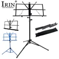thumbnail image 2 of Trépied Pliable pour Partitions, Support en Acier Inoxydable, Hauteur Ajustable avec Sac, Accessoires pour Instruments de Musique, Support Bleu, 2 of 6