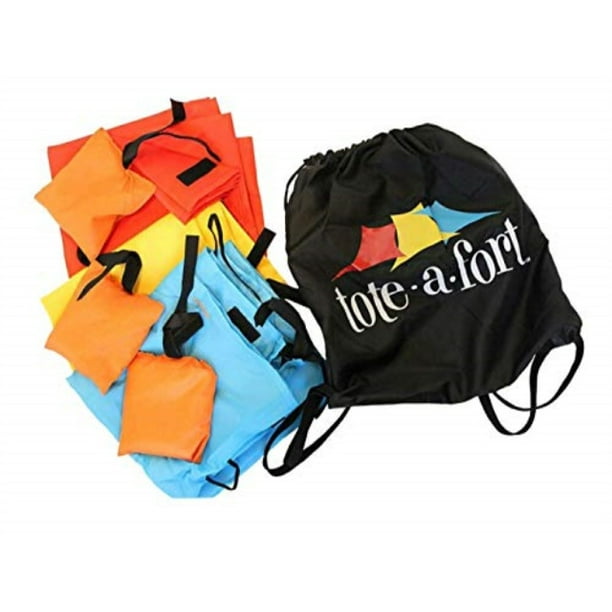 tote a fort blanket fort kit for kids, the original, kids fort