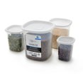 Mainstays 8 Piece Food Storage Container Set, White