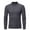 Dark Gray, variant on TIHLMK T-Shirts Blouse Men's Mid-collar Long-sleeved Solid Color Stretch Slim Bottoming Shirt Top Black