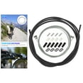 thumbnail image 1 of Premium 2 en 1 Cable de freno de bicicleta de cambio de bicicleta con carcasa Juego de línea de control de reemplazo para accesorios de reparación de bicicletas de Freno Negro Sharpla Carcasa del cable del freno de bicicleta, 1 of 8