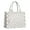 Mini Unicorn Head, variant on Large Capacity Tote Bag,Light Purple Cartoon Unicorn Heart Pattern Handbag Fashion Luxury Tote Bag,15.7"x13"x 5.1" Inches,Laptop Compatible