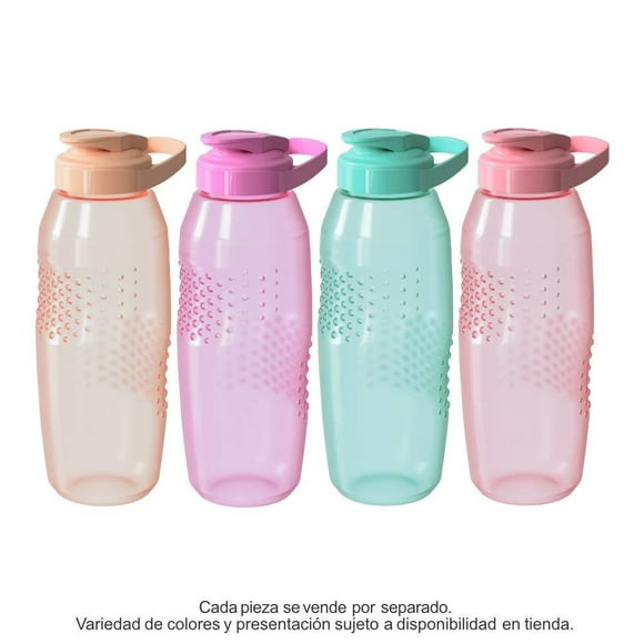 Botella Creta Prichos Portaware 900 ml Varios Colores 1 Pieza Para Agua900 ml con tapa flip top 1 Pieza