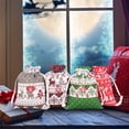 thumbnail image 4 of SUNSIOM Christmas Candy Bag Set Hanging Drawstring Gift Bags Treat Bags with Rope and Tag/Stickers, 4 of 6