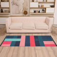 thumbnail image 2 of Yayeee Runner Rug for Bedroom 2'x6' Machine Washable Hallway Non Slip Mat, Navy Blue Stripes, 2 of 8
