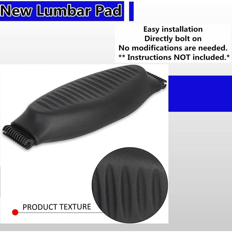 Kojem Lumbar Support Pad Replacement for Herman Miller Classic Aeron Chair Office Chair Graphite Black Size B