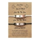 thumbnail image 2 of 2Pcs Set Corazón Sol Luna Pulseras con Encanto para Mujeres Hombres Hecho a Mano Cuerda Trenzada Pulseras Ajustable Pareja Amistad Joyería Regalo, 2 of 8