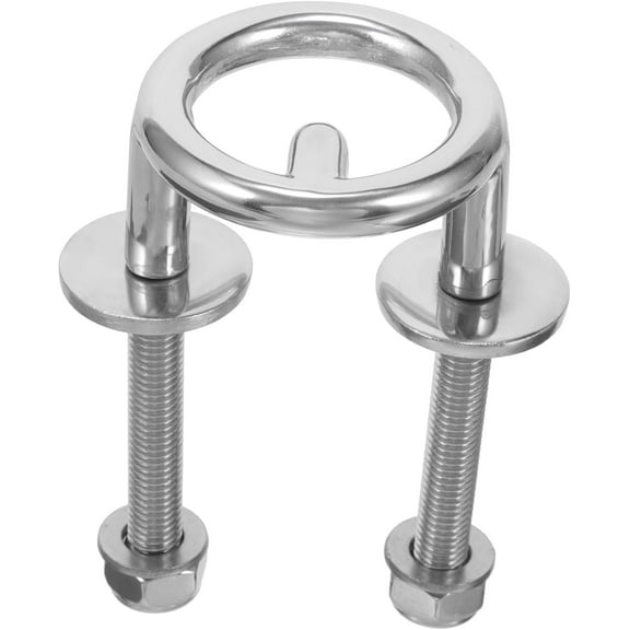 Liho Stainless Steel Water Ski Tow Hook for Boats, 62mm Diameter, Easy Installation, Ideal for Yachts and Marine Sports A605