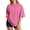 Deep Rose Red, variant on MOYIKO Oversized T shirts for Women V Neck Short Sleeve Loose Tees Summer Casual Basic Tops