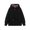 Black*, variant on RUTAYY Men's Zip Up Hoodie Solid Color Plaid Inner Hood Oversized Long Sleeve Hooded Jacket Black