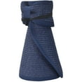 thumbnail image 6 of Simplicity Womens Sun Hat Foldable Straw Sun Visor Dark Blue, 6 of 6