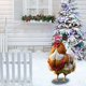 thumbnail image 5 of Decoración navideña de gallinas en forma de enchufe | Estaca de animales de granja para jardín al aire libre | Decoración acrílica de animales para jardín para exhibir en Navidad, 5 of 5