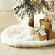 thumbnail image 4 of Falda de árbol de Navidad de 78/90/122cm, falda de árbol de felpa blanca con copos de nieve de piel sintética para árbol de Navidad, 4 of 4