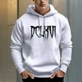 thumbnail image 5 of Men's 330g 100% Cotton Pattern Terry Dropped Shoulder Hoodie-DCLXVI, 5 of 15