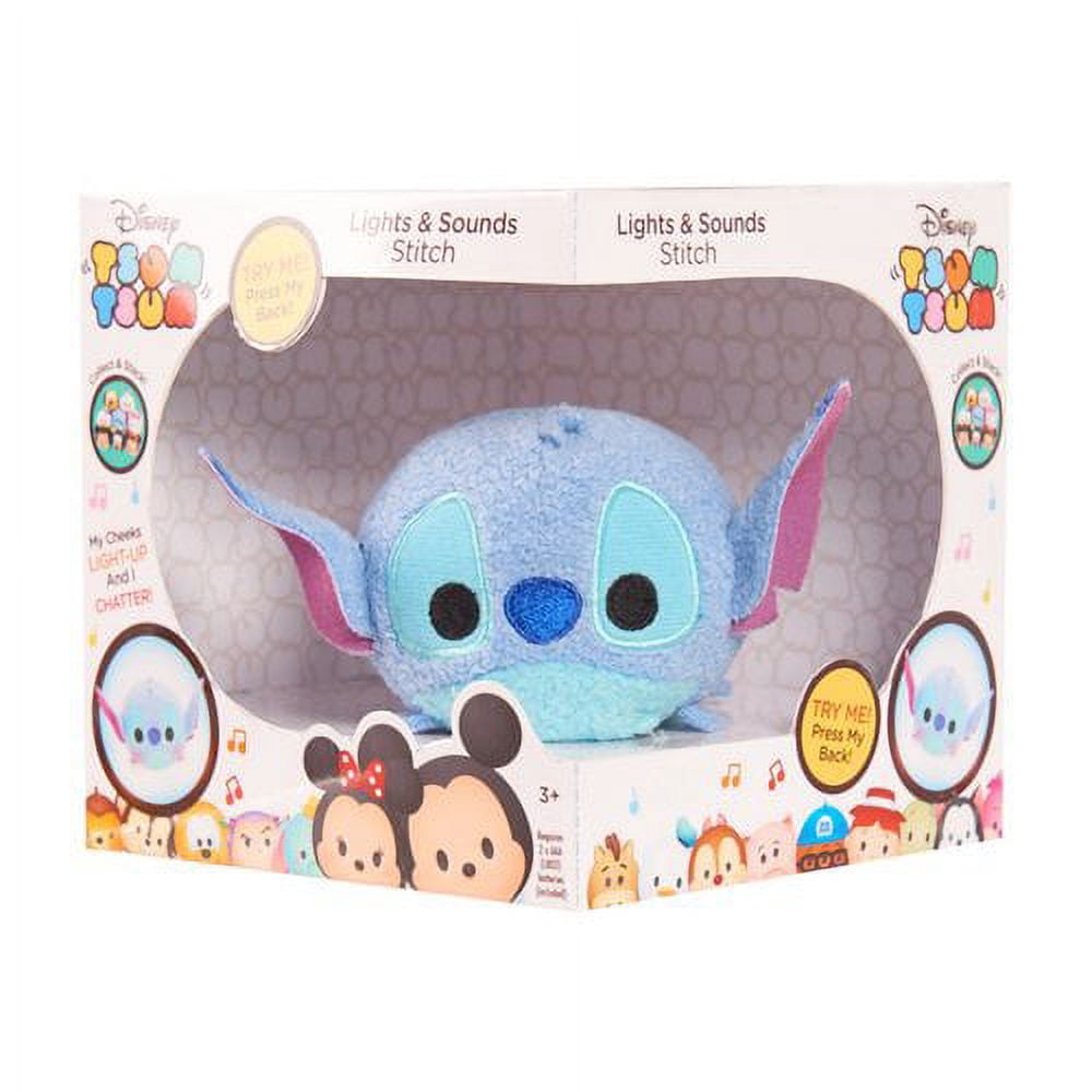 disney tsum tsum lights & sounds stitch plush