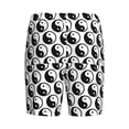 thumbnail image 2 of Lsque Yin Yang Mens Sleep Pajama Shorts,Short Pajama Pants, Cotton Ultra-Soft Knit-4X-Large, 2 of 9