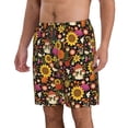 thumbnail image 2 of Naloa Sunflowers Mushrooms Men's Beach Shorts, Surfing shorts, Swim trunks, Quick Dry Swim Trunks for Surfing Beach Fun - Medium, 2 of 9
