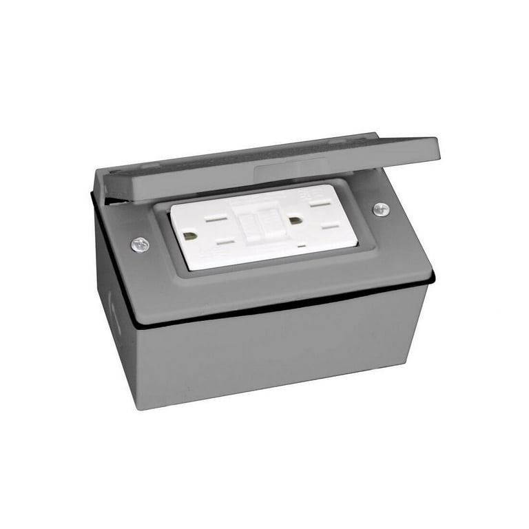 Sigma Electric, Horizontal GFCI Cover, 14249, Wet Locations Gray