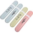 thumbnail image 2 of Travel Toothbrush Cup Toothpaste Container Case Toothbrush Organizer Toothbrush Toothpaste Holder Portable Storage Cup Tooth Mug for Business Trips Travel Home 4Pcs, 2 of 8