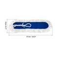 thumbnail image 2 of Cabezas de reemplazo de mopa comercial Uxcell de hilo de algodón de 36" de longitud, mopa azul, 2 of 4