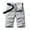 Grey, variant on Afdoent Men's Casual Pants Summer Male Casual Plus Size Baggy Solid Color Cargo Shorts Relaxed Fit