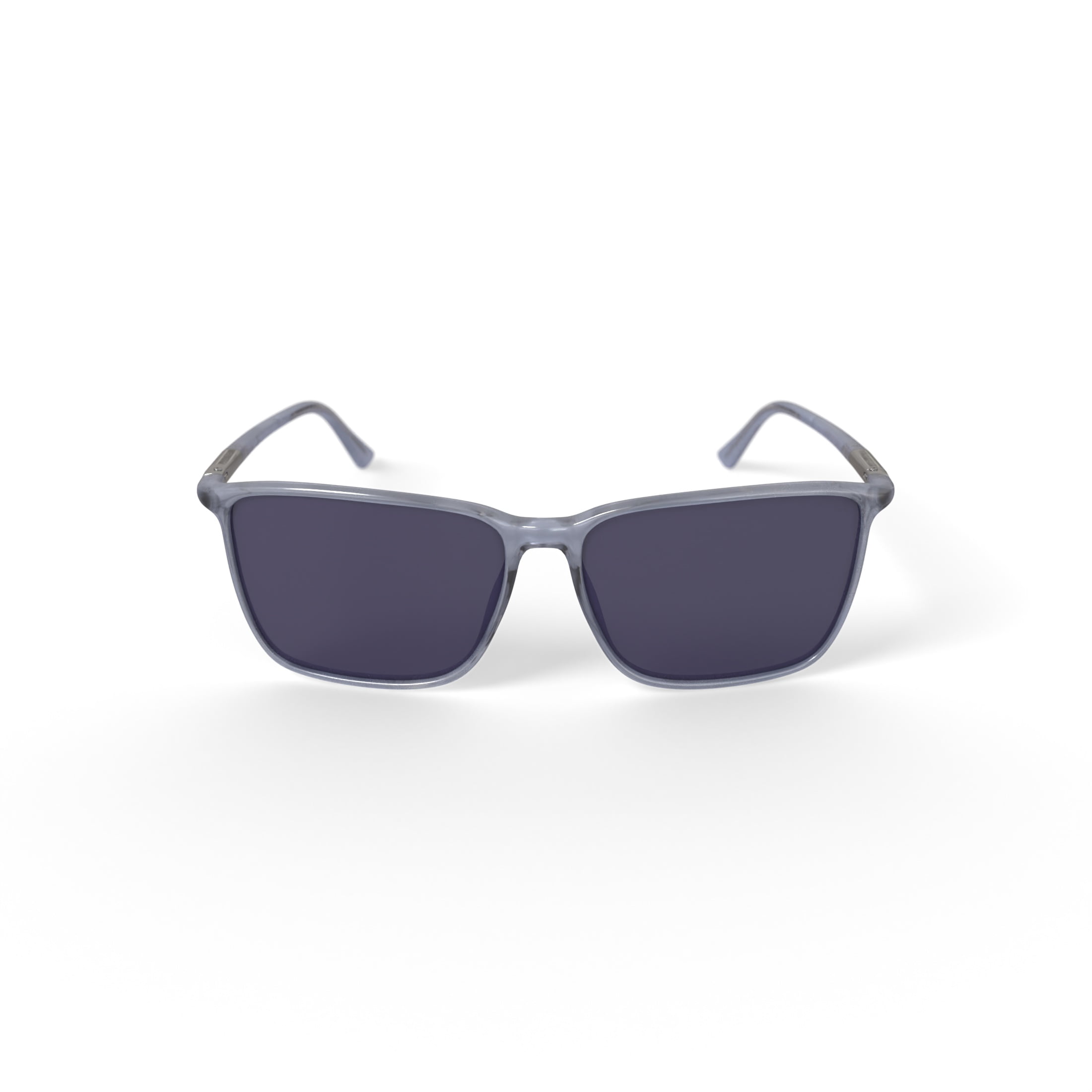 Calvin Klein Mens Rx'able Sunglass, CK22522S, Crystal Smoke, 59-16-145, with Case