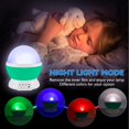 thumbnail image 4 of LED Night Lights for Kids, Star Projector, Star Lights for Bedroom, Glow in The Dark Stars, 360 Degree Rotation, Christmas Birthday Gifts for Kids, Light Lamp Sensory Aesthetic Room Decor, Green, 4 of 7