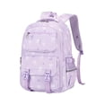 thumbnail image 6 of HJYCHN Bookbag for Girls Bow Print 3Pc Set Daypack with Lunch Bag Pencil Case Heart Zipper Pull Back to School Supplies for Kids Backpack for Boys Purple, 6 of 8