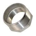 thumbnail image 2 of Megairon 2"" macho NPT a 1-1/2"" hembra NPT hembra reductor/buje reductor adaptador de montaje de tubería de acero inoxidable SS 304 buje hexagonal, 2 of 5