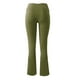 thumbnail image 3 of Leggings deportivos de yoga para mujer: cintura alta, color liso, poliéster, ropa deportiva/para correr/de atletismo., 3 of 6