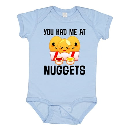 

Inktastic You Had Me at Nuggets Gift Baby Boy or Baby Girl Bodysuit