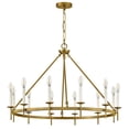 thumbnail image 2 of 47476LCB Hinkley Lighting Copley - 60W 12 LED Large Ring Chandelier-24.75 Inch Tall and 36 Inch Wide-Lacquered Brass Finish, 2 of 8