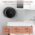 thumbnail image 2 of Automatic Soap Dispenser Foaming Soap Dispenser Wall Mount Foam Soap Dispenser Touchless Soap Dispenser Smart Electric Wall Auto Foaming Hand Soap Dispenser for Bathroom, Kitchen, Commercial(Black), 2 of 7