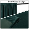 thumbnail image 2 of 2 Pcs Velvet Curtains Panels, Soft Luxury Rod Pocket Shade Curtain Drapes Home Decor, 2 of 9