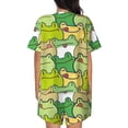 thumbnail image 6 of Sigee Cartoon Frog for Sleepwear Casual Pjs with Pockets Women's Pajamas Sets Shorts 2 Piece Short Sleeve Lounge Sets 3X-Large, 6 of 9