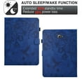 thumbnail image 2 of Case for Samsung Galaxy Tab A 10.1" 2016 SM-T580 / SM-T585, Classic PU Leather Folio Kickstand Magnetic Closure Slim Fit Cover with Auto Wake/Sleep Function Embossing - Darkblue, 2 of 6