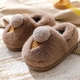 thumbnail image 3 of Nuevas zapatillas de invierno de algodón con dibujos animados para mujer, zapatos peludos de interior de suela gruesa para uso doméstico, zapatos cálidos de algodón medio antideslizantes para uso exte, 3 of 5
