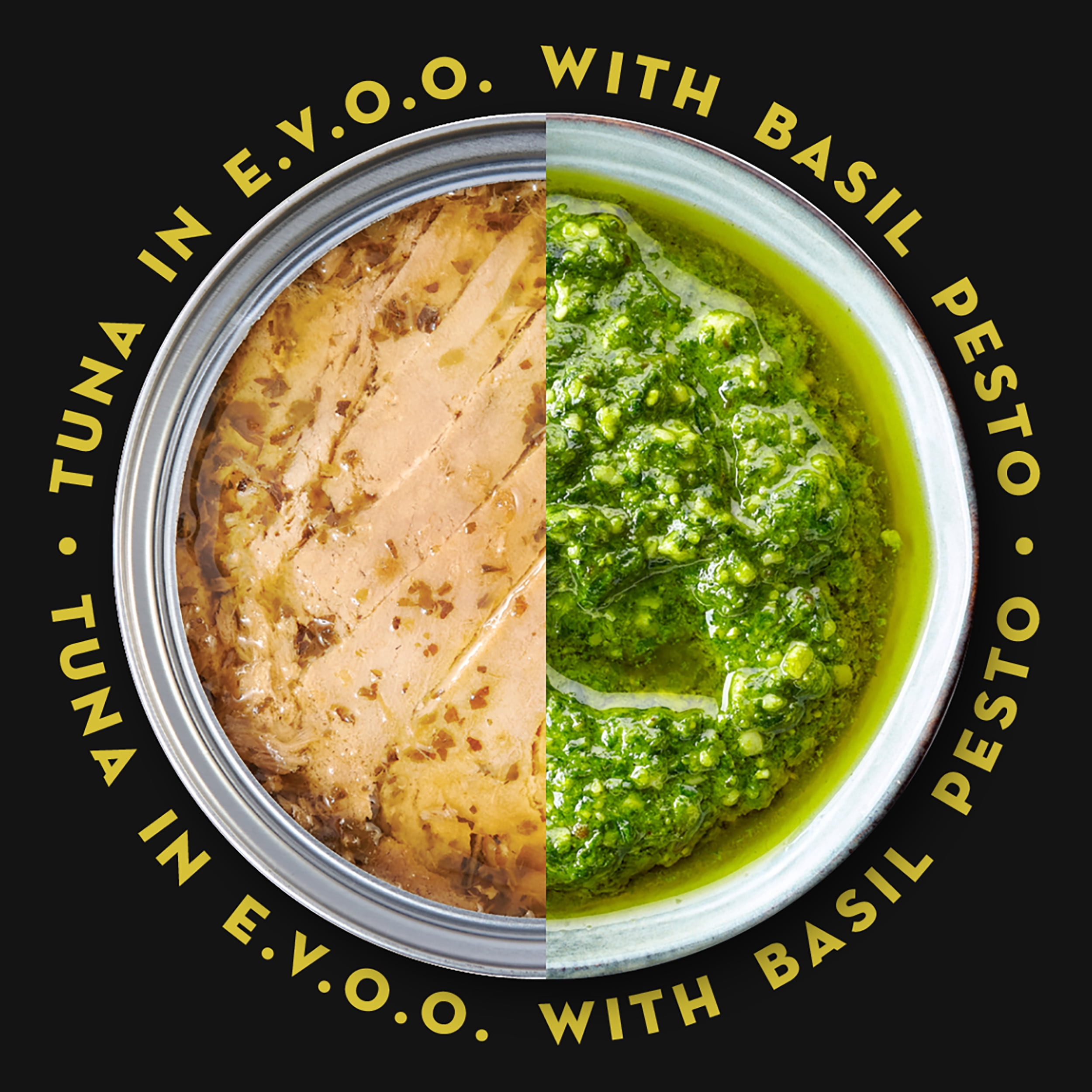 (4 pack) StarKist E.V.O.O. Solid Yellowfin Tuna with Basil Pesto, 28g Protein, 4.5 oz Can