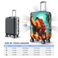 thumbnail image 5 of Bingfone Cool Camel Oasis Vibes Luggage Cover Washable Suitcase Cover Protector Anti-scratch Suitcase cover Fits 18-32 Inch Luggage (No luggage included), 5 of 8
