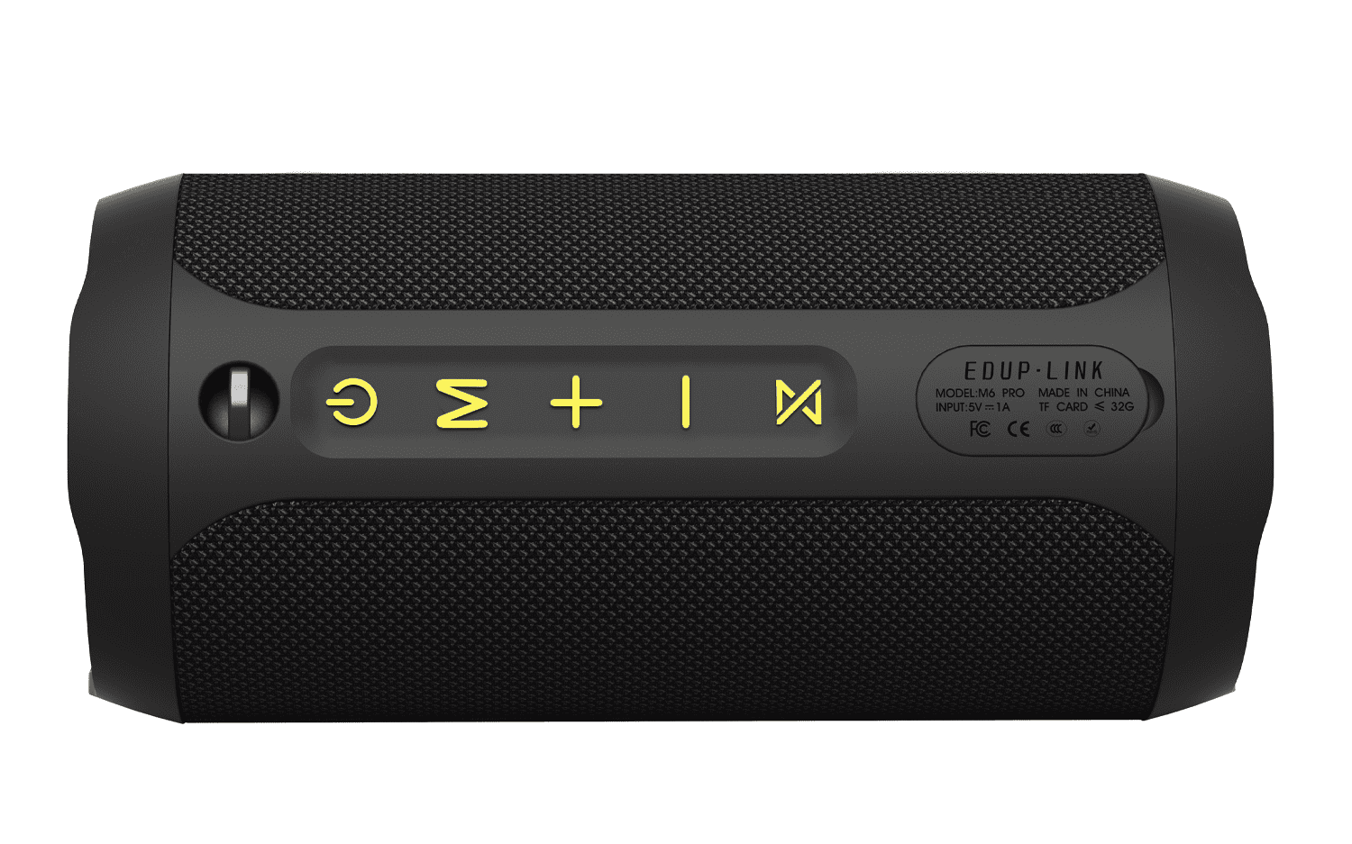 EDUPLINK M6PRO Bluetooth Portable Speaker, Outdoor Speakers, Black, 1 Pack
